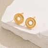 Brass Stud Earrings QK5230-2-1