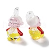 Handmade Lampwork Pendants LAMP-L078-005B-2