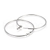 Tarnish Resistant 201 Stainless Steel Hoop Earrings EJEW-F188-24P-E-2