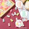 50Pcs Opaque Plating Acrylic Beads SACR-CJC0009-C-3