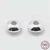 925 Sterling Silver Corrugated Spacer Beads STER-K171-43S-4