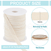 BENECREAT 1 Bundle Flat Cotton Drawstring Cord OCOR-BC0006-88B-2