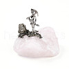 Natural Rose Quartz Cluster Base Sculpture G-N347-03D-3