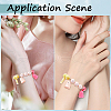 SUNNYCLUE 36Pcs 9 Colors Opaque Acrylic Beads MACR-SC0001-61-5