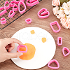 CRASPIRE 1 Set Plastic Clay Molds DIY-CP0010-78D-3