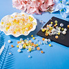 Transparent & Opaque Acrylic Bead OACR-TAC0002-08A-15