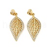 Brass Micro Pave Cubic Zirconia Pendants KK-S526-26G-1