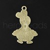 Light Gold Tone Alloy Enamel Pendants ENAM-C013-01D-3