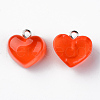 Transparent Resin Pendants RESI-R429-30-3