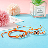 Adjustable Nylon Braided Bead Bracelets BJEW-TA00484-11