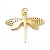 Brass Micro Pave Cubic Zirconia Pendants KK-H433-12G-2