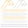 Beebeecraft 60Pcs 2 Colors 304 Stainless Steel Earring Hooks STAS-BBC0004-48-1