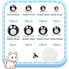 Globleland 8 Styles Plastic Safety Craft Eye DIY-GL0005-27-2