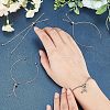 Unicraftale 12Pcs 3 Style Adjustable 304 Stainless Steel Bracelet Making MAK-UN0001-32-2