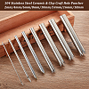 304 Stainless Steel Ceramic & Clay Craft Hole Puncher TOOL-WH0159-12P-4
