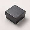 Square Paper Earring Storage Boxes CON-WH0099-36A-1