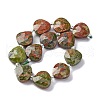 Natural Unakite Beads Strands G-P570-E06-02-3