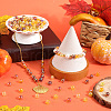 SOFPLATE Thanksgiving Day Themed Transparent Acrylic Beads MACR-SP0001-32B-4