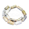 Natural White African Opal Beads Strands G-E530-16F-2