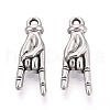 304 Stainless Steel Pendants STAS-T065-21A-P-1