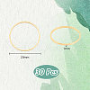 Unicraftale 30Pcs 201 Stainless Steel Linking Ring FIND-UN0003-65-3