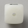 Luminous Cube with Letter Food Grade Eco-Friendly Silicone Beads SIL-TAC0002-21U-2