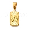 304 Stainless Steel Pendants STAS-S161-01W-G-1