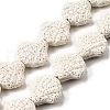 Dyed Natural Lava Rock Beads Strands G-A264-A04-01D-1