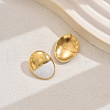 Stainless Steel Enamel Oval Stud Earrings BE6015-1-2