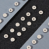 Beebeecraft 50Pcs 304 Stainless Steel Ear Nuts STAS-BBC0005-86A-4