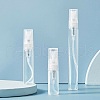 BENECREAT 30Pcs 3ml 5ml 10ml Glass Spray Bottle with PP Plastic Lid MRMJ-BC0002-75-8
