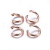 304 Stainless Steel Jump Rings STAS-O107-06RG-B-3