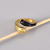 304 Stainless Steel Enamel Cuff Rings FS-WG75FD6-01-2