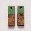 Resin & Walnut Wood Pendants RESI-S358-B-79O-2