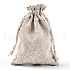Cotton Cloth Packing Pouches Drawstring Bags ABAG-R011-10X14-01-3