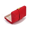 Rectangle PU Leather Jewelry Ring Storage Boxes CON-Z009-01B-01-3