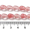 Cherry Quartz Glass Beads Strands G-B106-A01-01-5