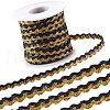 Gorgecraft 1Pc Sparkle Wavy Polyester Ribbons OCOR-GF0002-99A-1