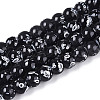 Baking Paint Glass Beads Strands DGLA-N015-6mm-10-1