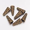 Tibetan Style Alloy Bead Cone TIBEB-00821-AB-NR-1