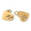 PVD Vacuum Plating 304 Stainless Steel Pendants X-STAS-Z042-14G-2