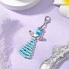 Angel Glass Seed Beads Pendants Decrotions HJEW-MZ00112-04-2