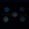 UV Plating Luminous Transparent Acrylic Beads OACR-P010-05A-4