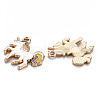 Alloy Enamel Pendants ENAM-N055-019C-NR-2