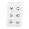 304 Stainless Steel Ear Studs EJEW-G210-01-1