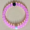 Yin-yang Style Silicone Round Beaded Bracelets for Women Men FS-WG639CC-04-1