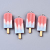 Rainbow Resin Pendants X-CRES-S359-30C-1