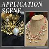 SOFPLATE 1000Pcs 10 Colors Baking Painted Pearlized Glass Imitation Pearl Round Beads HY-SP0001-01D-6