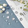 Unicraftale 102Pcs DIY Heart Pendant Making Kits STAS-UN0021-30P-4