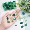 SUNNYCLUE 80Pcs 7 Style Transparent Spray Painted Glass Pendants GLAA-SC0001-66-3